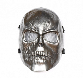 Protective mask, SKULL, large, black, ACM