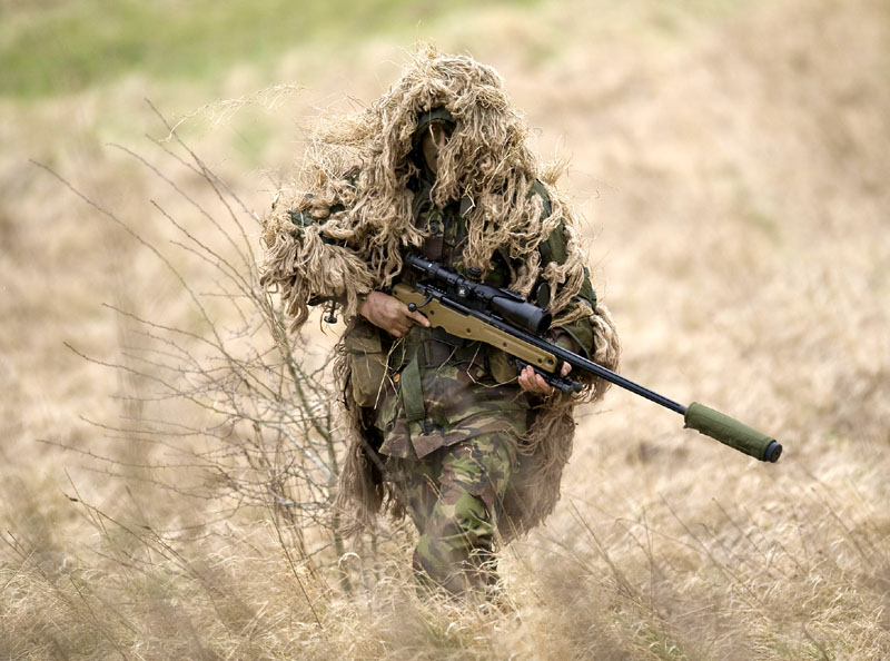 L Tenue de camouflage Sniper Chasse Airsoft MFH Ghillie suit Woodland Sniper M 
