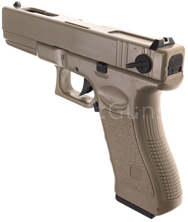 Monakus Seal International - Pistola Airsoft eléctrica de la marca CYMA,  modelo GLOCK 18C color tan. 64,00 €  electricas-aep/315-pistola-electrica-glock-18c-tan-cyma.html?search_query=cyma&results=29