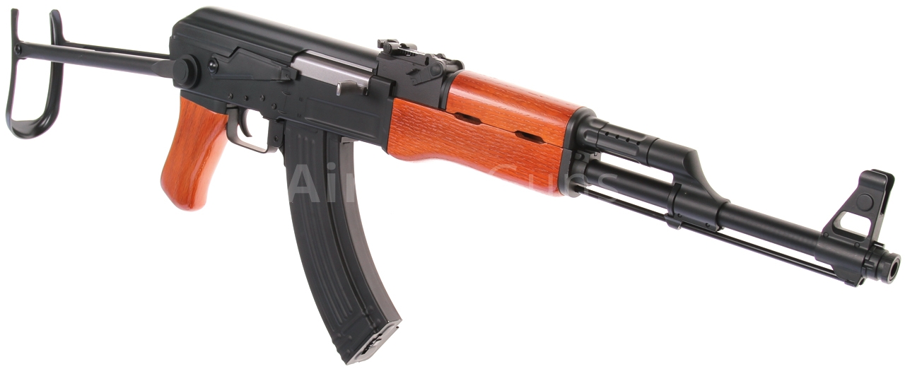 AK : Fusil airsoft AK47S - tout métal, bois (CM.042S) 