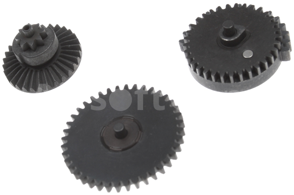 Set of gears, flat teeth, super high torque, Systema