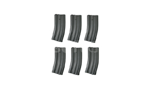 Magazine, M16, M4, M15, mid-cap, 130rd, 6pcs, Classic Army