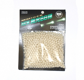 Airsoft BBs, 0.20g, 6mm, 900rd, tracer glow, Tokyo Marui