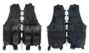 Tactical vest, mod. 2009, S, black, AirsoftGuns