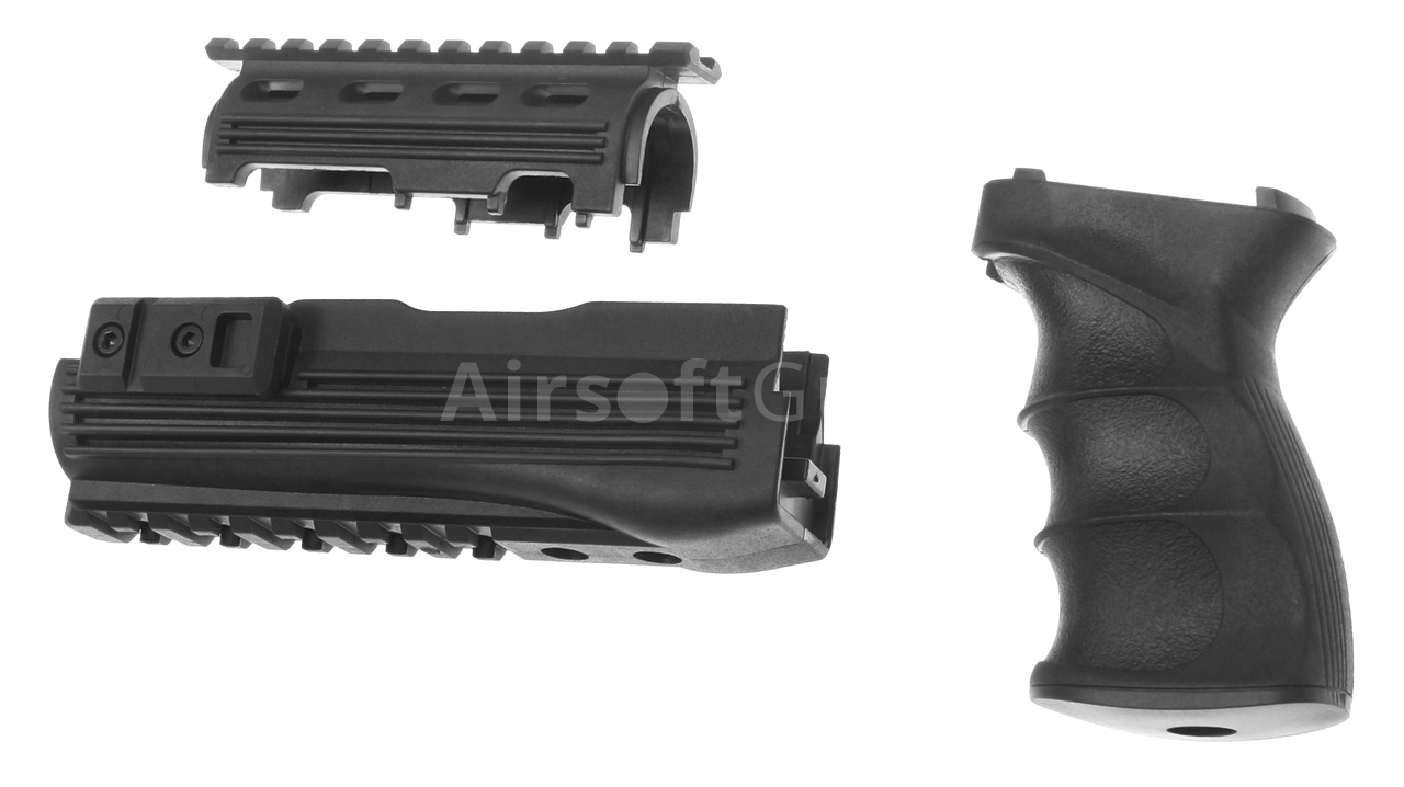JG JG0516T Tactical AK47 RIS AEG Airsoft Rifle ( Black )