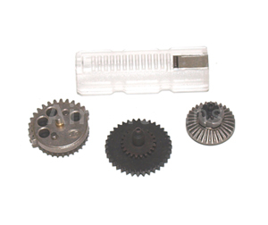 Set of gears, flat teeth, high speed, Element