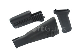 Stock kit for AK-47, black, King Arms