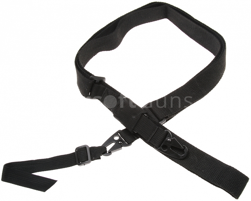 Tactical sling, three-point, black, ACM