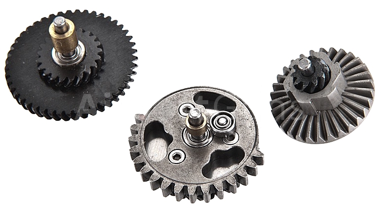 Set of gears, helical teeth, torque, 24:1, SHS