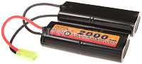 Battery, M15, M4, 9.6V, 2000mAh, VB Power