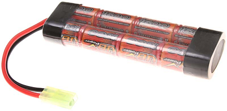 Battery, mini, 9.6V, 1600mAh, VB Power