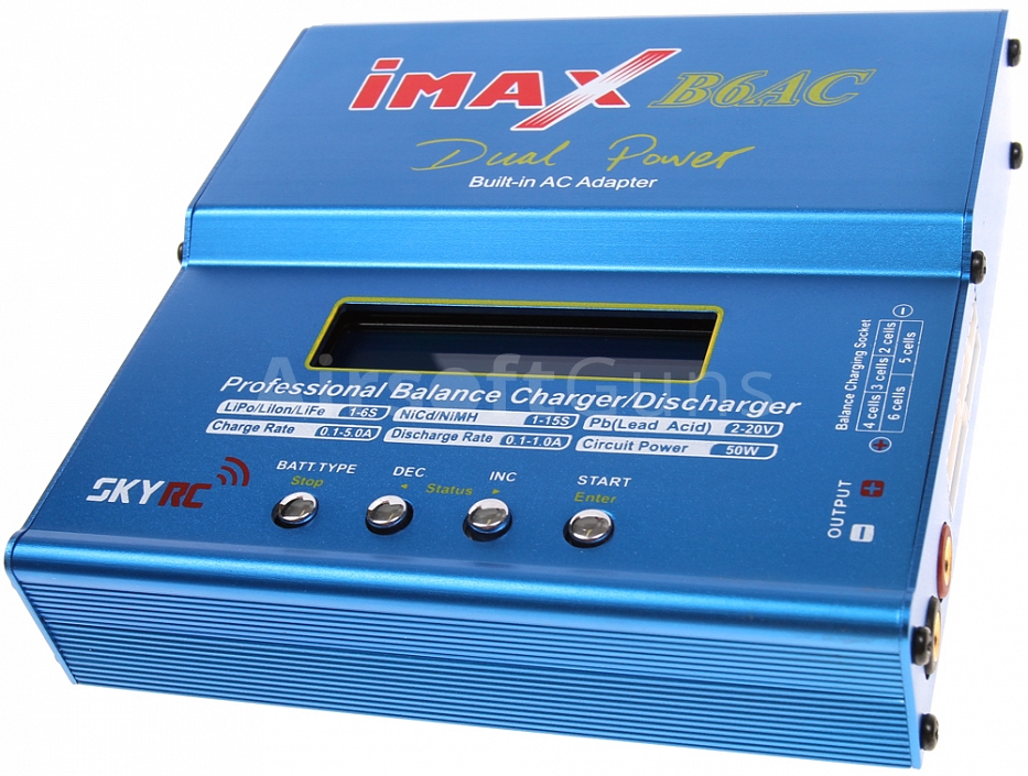 Fast intelligent charger, B6-AC 230V, Imax