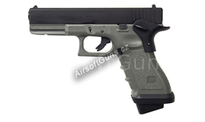 Custom Glock 17, foliage green, GBB, Tokyo Marui | AirsoftGuns