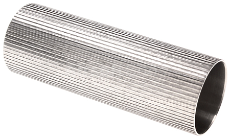 Polished stainless steel cylinder M16, grooved, SHS