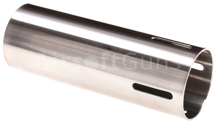 Polished stainless steel cylinder M4, smooth, O slot, SHS