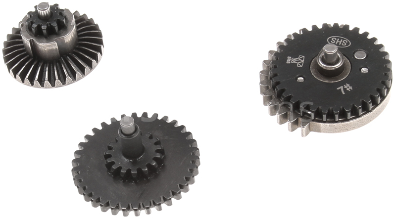 Set of gears, flat teeth, torque, M14, SHS