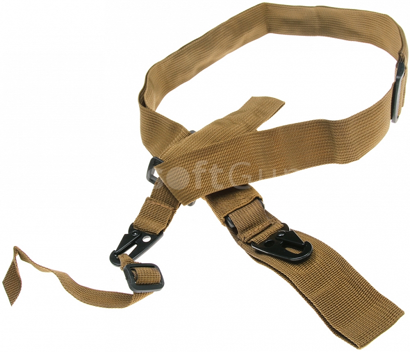 Tactical sling, three-point, TAN, ACM