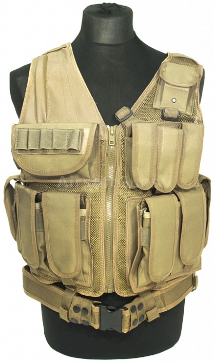 Universal tactical vest, TAN, ACM