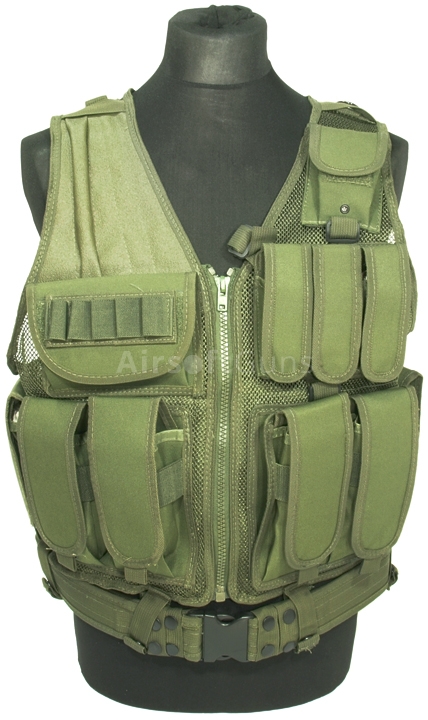 Universal tactical vest, OD, ACM | AirsoftGuns