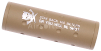 Silencer, Skeleton, 110x35, TAN, SHS