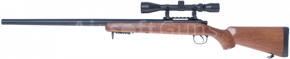 VSR-03F, wood style, scope, Well, MB03F