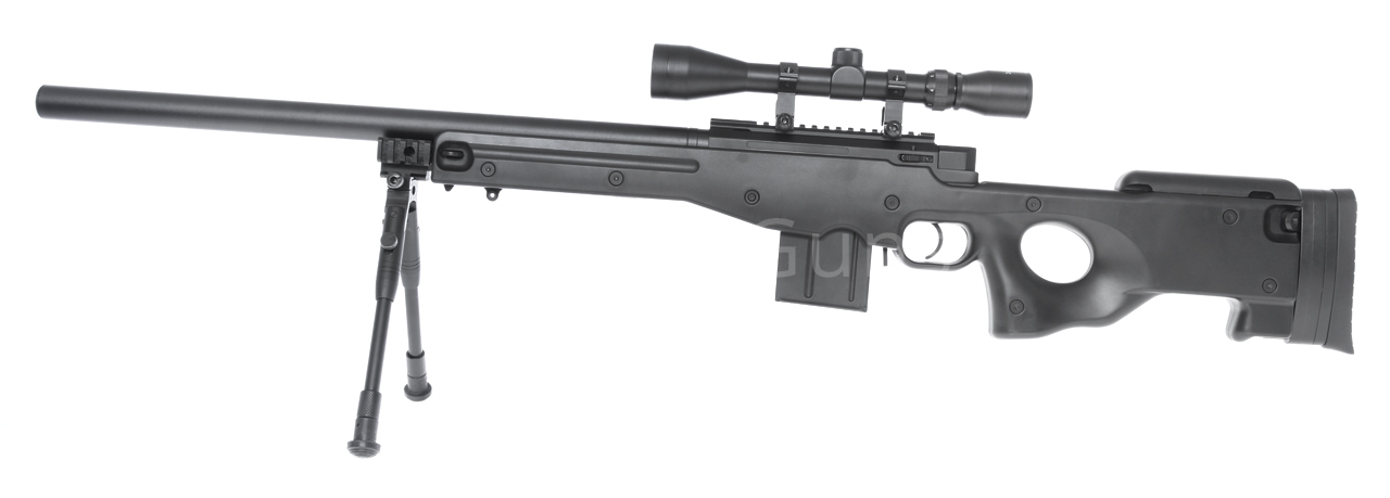 L96 Aws Black Bipod Scope Well Mb4401d Airsoftguns