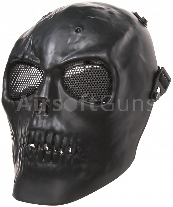 Protective mask, DEATH, black, ACM