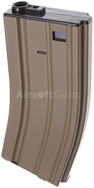 Magazine, M16, M4, M15, mid-cap, 150rd, TAN, Cyma, M.013