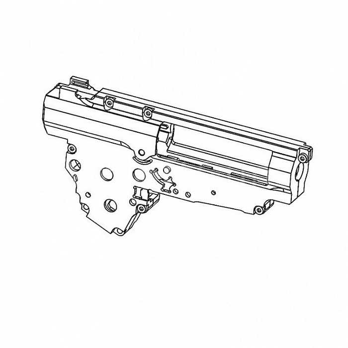 Gearbox v. 3, CNC, 8mm, QSC, Retro ARMS