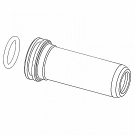 CNC air nozzle, 24.5mm, Retro ARMS