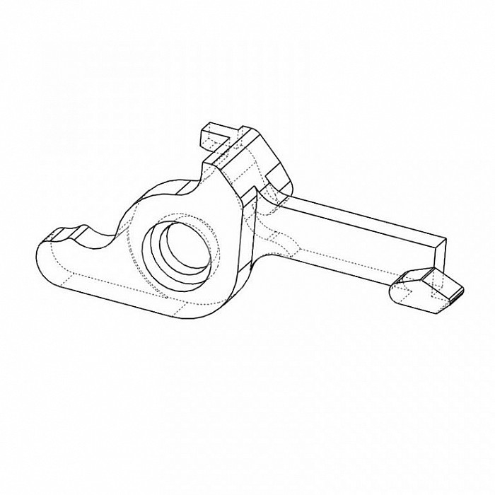 CNC cut-off lever, AK, Retro ARMS