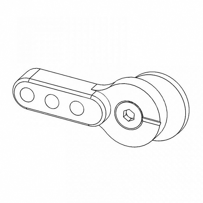 Selector lever, CNC custom for M4 - A, black, Retro ARMS