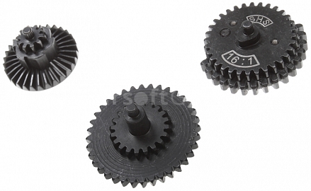 Set of gears, flat teeth, standard, 16:1, gen.3, SHS