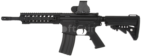 M4 URX3 CQB, Red dot, black, Cyma, CM.002-A