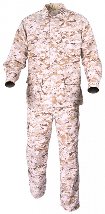 Complete US BDU uniform, digital desert, XXL, ACM