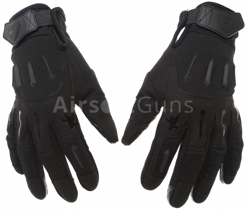 Tactical gloves, IRONSIGHT, black, M, ACM