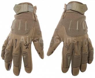 Tactical gloves, IRONSIGHT, TAN, XL, ACM