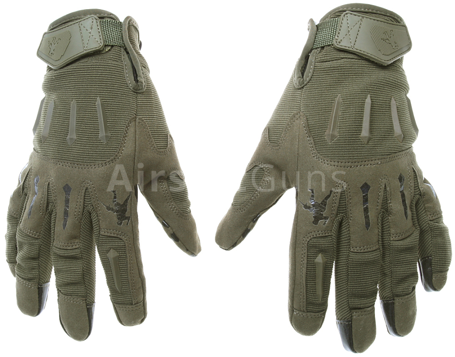 Tactical gloves, IRONSIGHT, OD, XL, ACM