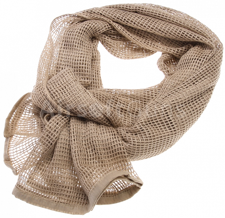 SNIPER scarf, 85x180, TAN, ACM