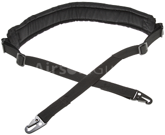 Padded sling, LMG, two-point, black, ACM