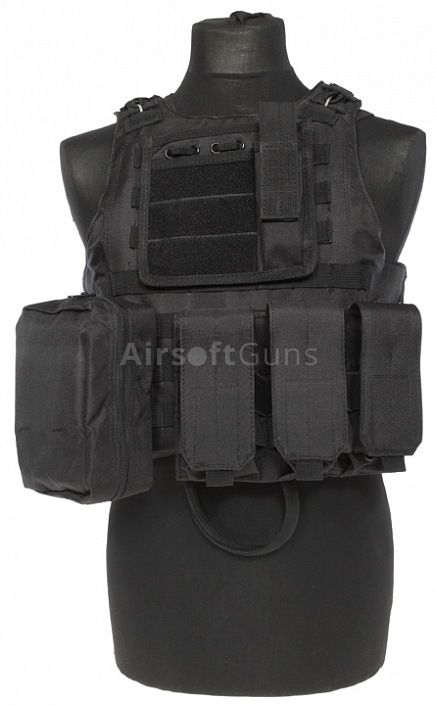 Webbing vest MCA, black, ACM