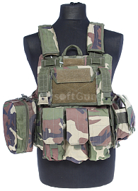 Plate carrier Ciras MTS, woodland, ACM