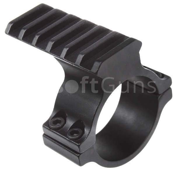 Top scope mount with RIS, 25mm, 30mm, ACM