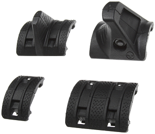 Rails cover set, XTM-2, Hand Stop, black, Magpul PTS