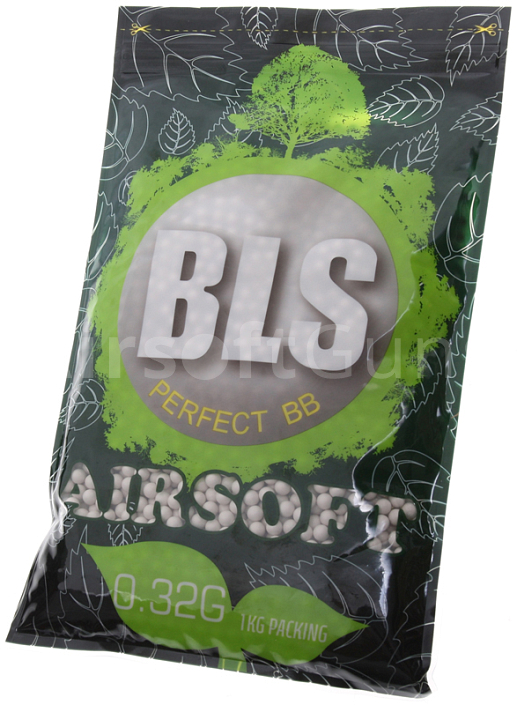 Airsoft BBs, 0.32g, 6mm, 3125rd, 1kg, BIO Perfect, BLS