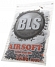 Airsoft BBs, 0.46g, 6mm, gray, stainless, 1000rd, small bag, BLS