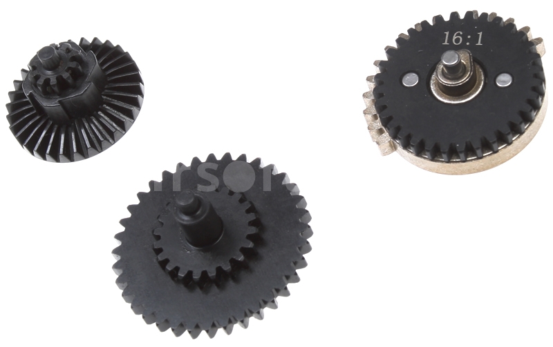 Set of gears, flat teeth, standard, 16:1, ZC Leopard