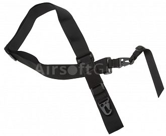 Tactical sling, three-point, black, Emerson
