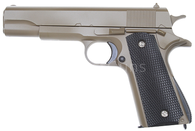 Colt M1911A1, metal, desert, Galaxy, A&K, G.13D