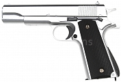 Colt M1911A1, metal, silver, Galaxy, A&K, G.13S